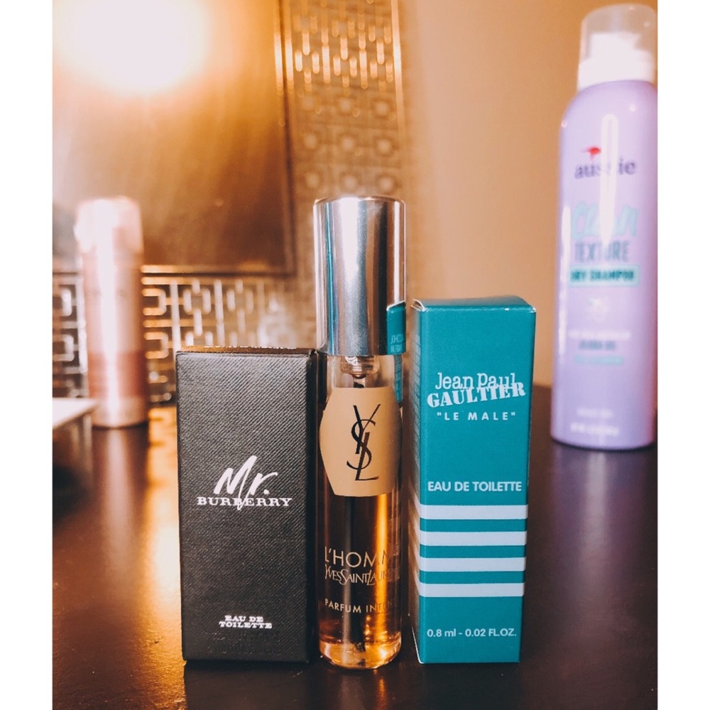 Men’s Cologne: YSL, Gaultier, Burberry